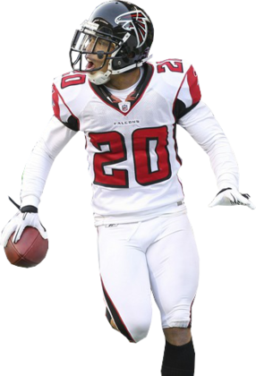 Brent Grimes Of The Atlanta Falcons - Brent Grimes Falcons (286x420), Png Download