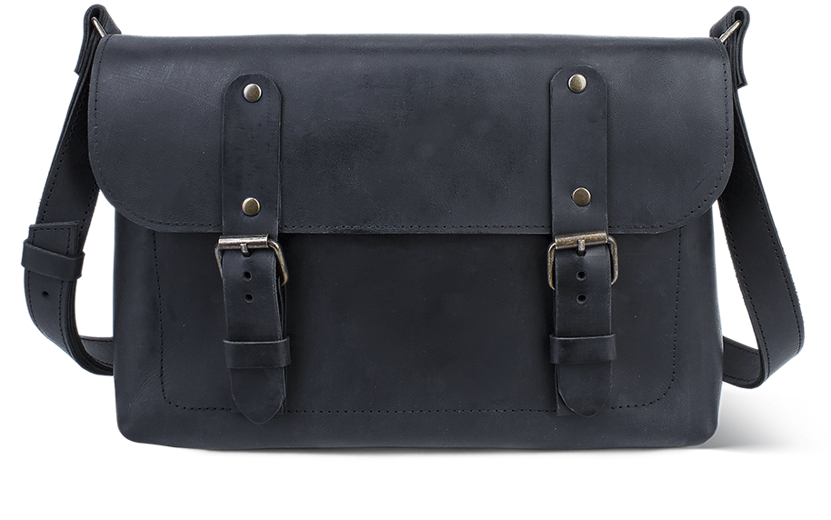 Porthole Leather Bag [black] - Handbag (1000x1000), Png Download