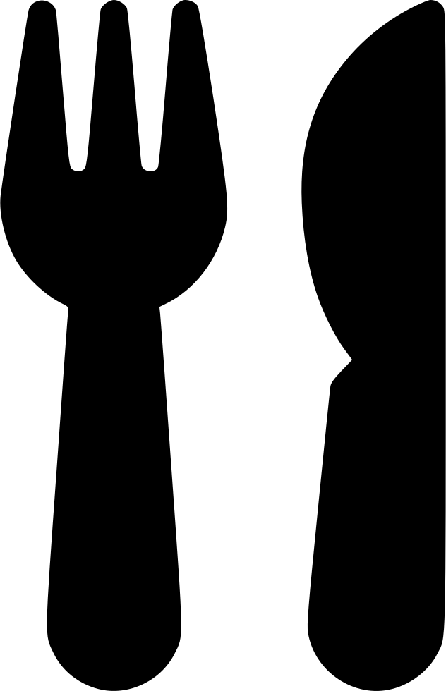 Fork Knife Comments - Hotel (632x980), Png Download