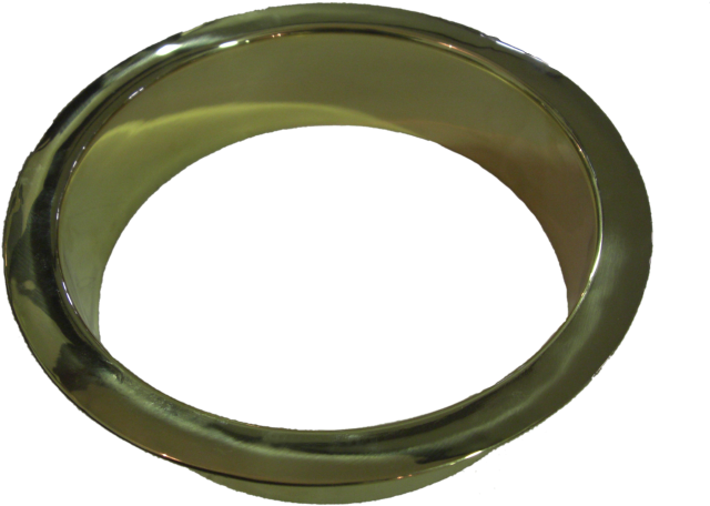 Polished Brass Porthole Liners - Steam Shower (700x700), Png Download