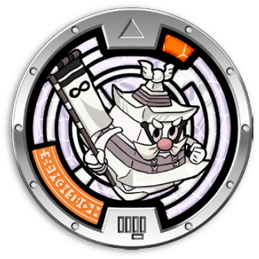 Castelius Max - Yokai Watch Damona Medal (384x384), Png Download