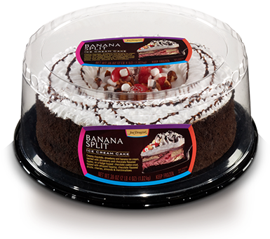 Jon Donaire Banana Split Ice Cream Cake - Jon Donaire Ice Cream Cake, Banana Split, 8 Inch - (511x360), Png Download
