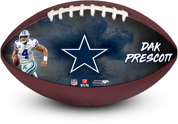 Are You Searching For The Most Amazing Dak Prescott - Make-a-ball Custom Design Your Own Personalized Customized (600x600), Png Download