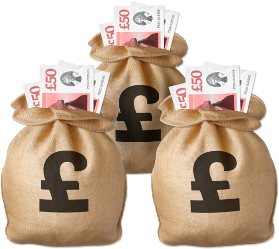 Moneybags Pounds Photosymbols - Money Bag (600x600), Png Download
