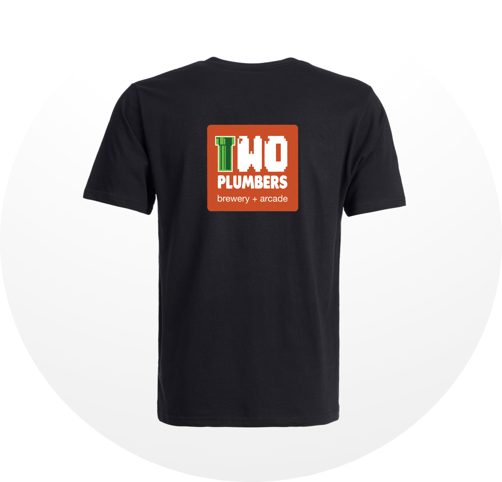 Two Plumbers T-shirt Sticker Button - T-shirt (1696x1629), Png Download