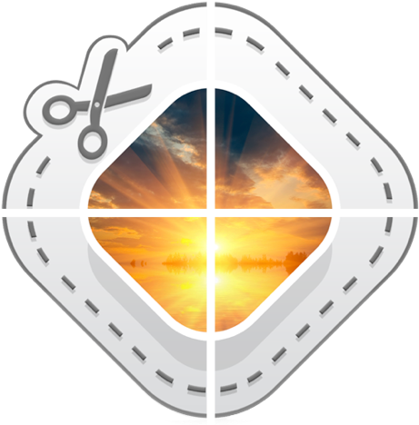 Tile Photos Fx Is An Outstanding Application For Dividing - Vector Graphics (469x469), Png Download