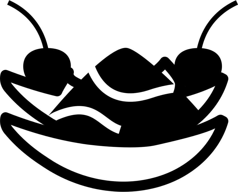 Banana Split - - Banana Split (980x792), Png Download