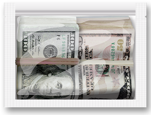 Money Bags Stink Sack (485x406), Png Download