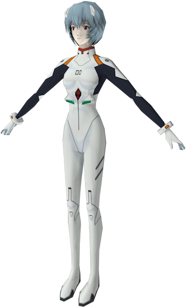 Download Zip Archive - Rei Ayanami 3d Model (750x650), Png Download