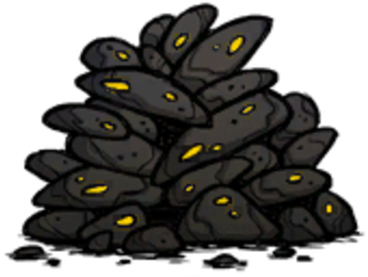 Gold Magma Pile - Illustration (517x389), Png Download