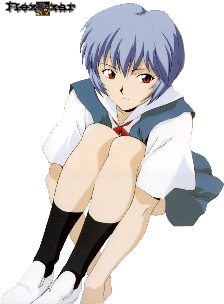 Neon Genesis Evangelion - Evangelion Underlay / Ayanami Rei (uniform) (730x1024), Png Download