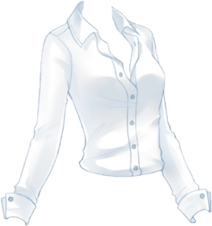 Ol Shirt-white - Wiki (453x488), Png Download