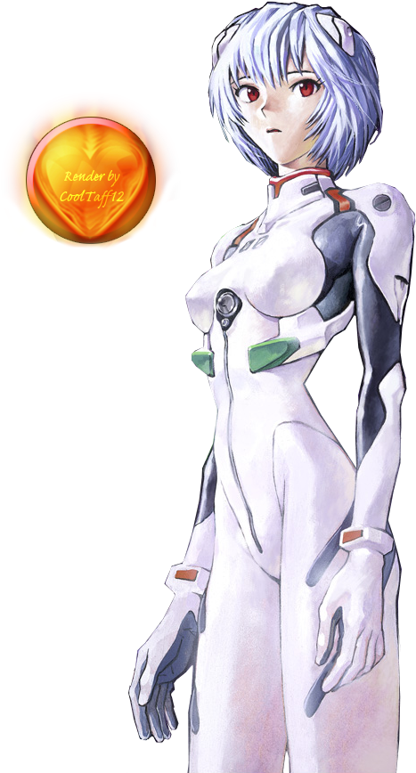 Evangelion Rei Ayanami Render (515x900), Png Download