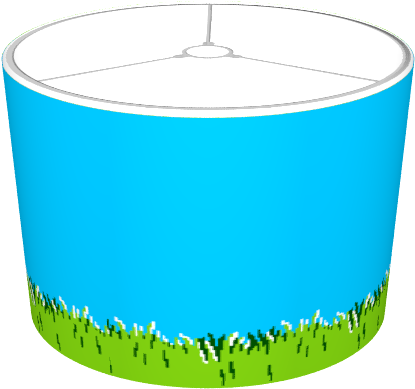 Duck Hunt - Lampshade (674x516), Png Download