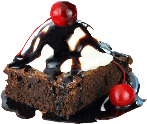 Brownie A La Mode - Brownie Ice Cream Png (640x480), Png Download