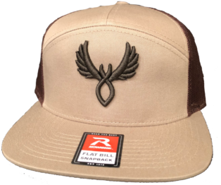 Woodsman Waterfowl Khaki/brown Flat Bill Cap - Baseball Cap (360x360), Png Download