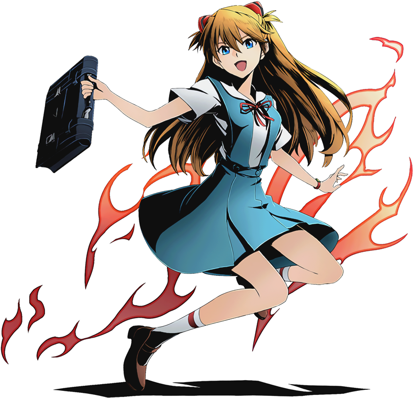 Asuka Langley Soryu Rei Ayanami Divine Gate - 新 世纪 福音 战士 動畫 (1024x1024), Png Download