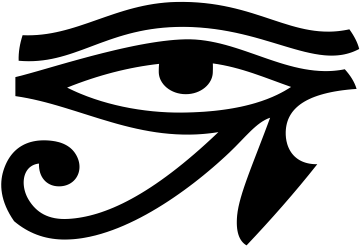 Eye Of Ra Png Banner Transparent Library - Eye Of Horus (453x350), Png Download