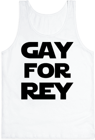 Gay For Rey Parody Tank Top - Halloween Kids Poster (484x484), Png Download