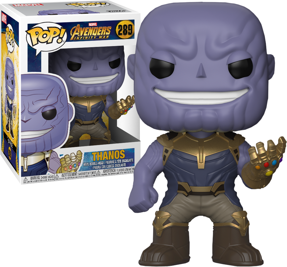 Avengers Infinity War Thanos Pop - Thanos Infinity War Funko Pop (375x349), Png Download