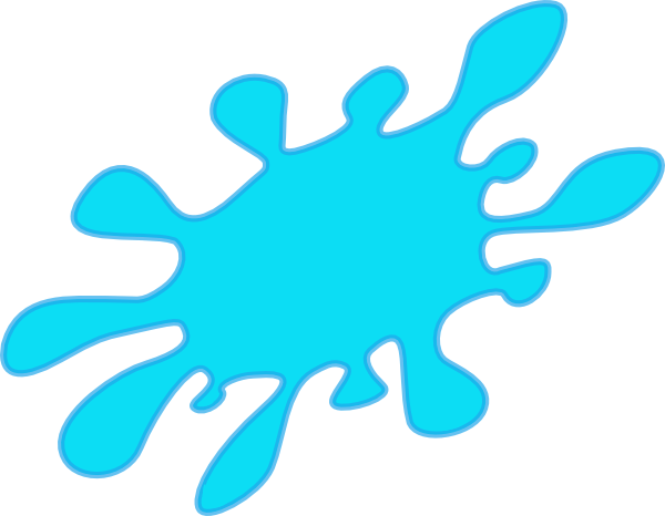 Water Splash Clipart - Water (600x466), Png Download