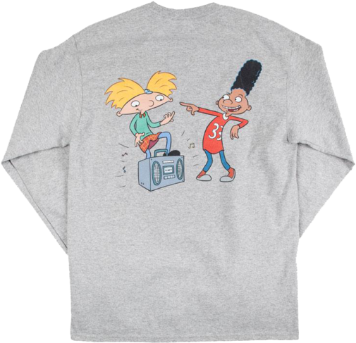 Ls Hey Arnold Boom Box Tee - Hey Arnold! (690x690), Png Download