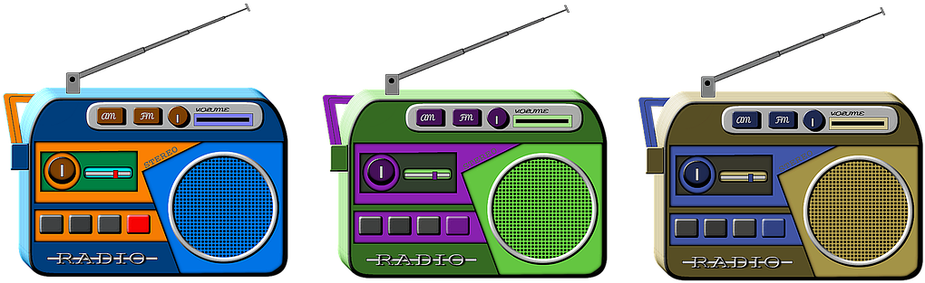 Radio, Stereo, Music, Frequency, Vintage - Png Radio Musica (1046x340), Png Download