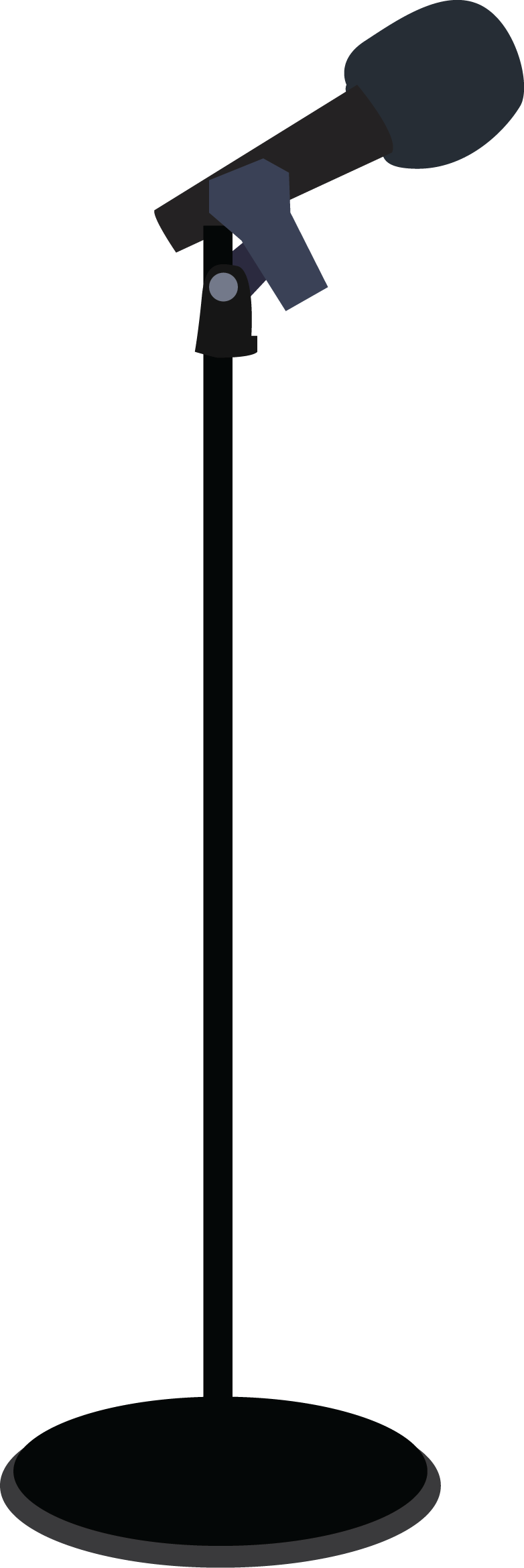 Stand Up Mic Png (782x2338), Png Download