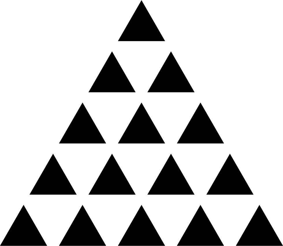 Multiple Triangles Triangle Comments - Multiple Triangles Png (980x850), Png Download