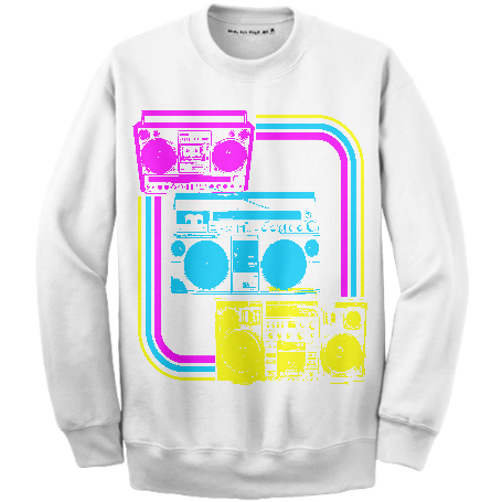 80s Retro Boom Box Radio $68 - Miss Piggy Christmas Jumper (455x455), Png Download