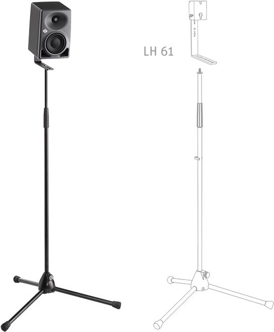 Product Detail X2 Desktop Kh 80 On A Mic Stand Neumann - Neumann Kh 80 Dsp (730x730), Png Download