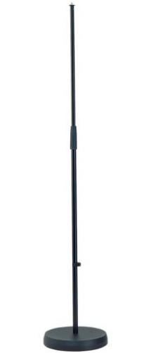 Home » 260 Mic Stand With Heavy Round Base 87-158cm - Monochrome (500x500), Png Download
