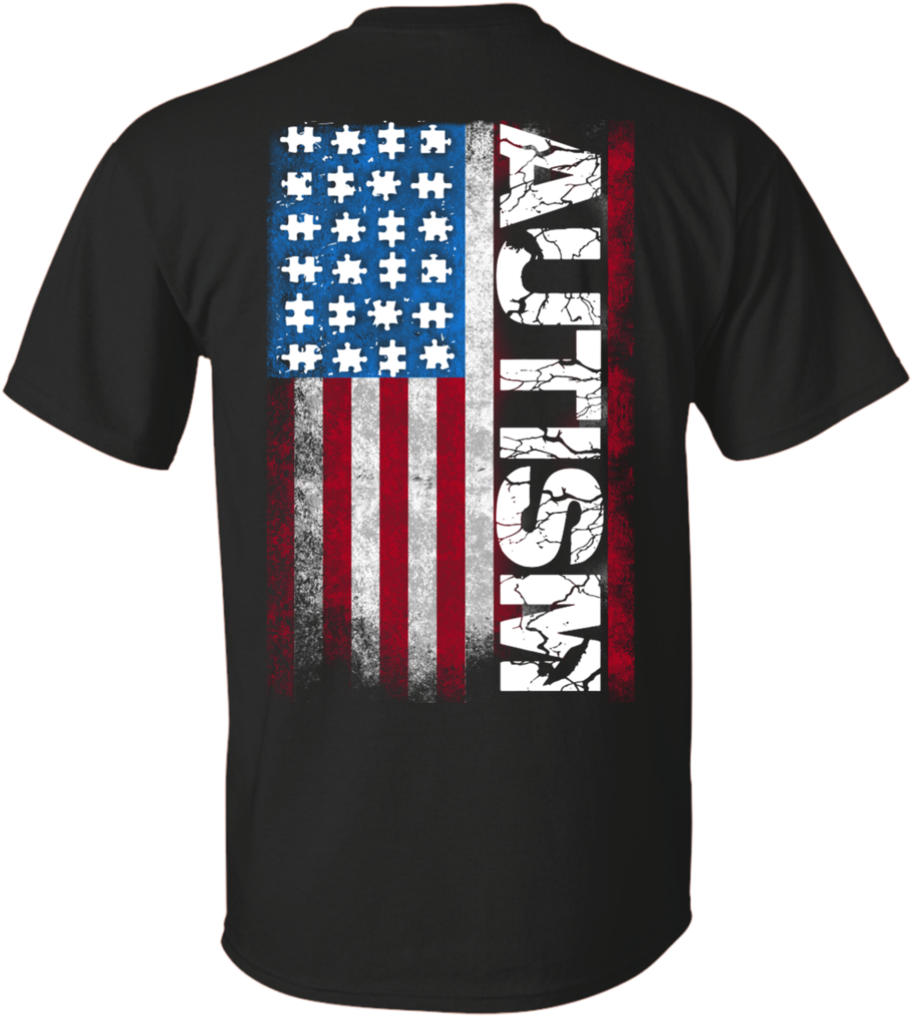 Special Limited Edition Autism American Flag Shirt - Blue Lives Matter Long Sleeve Tees (1024x1024), Png Download