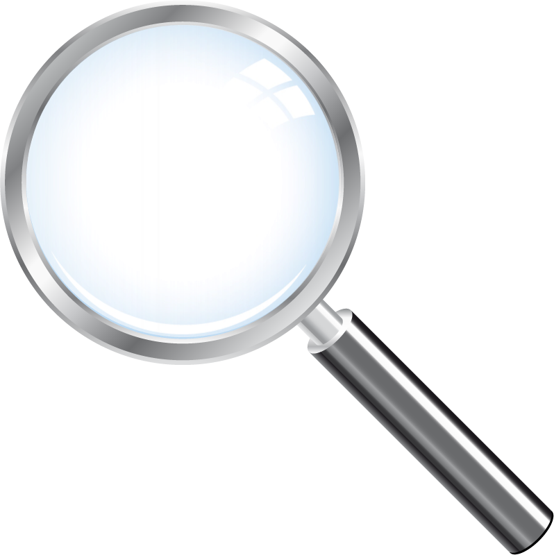 Magnifying Glass Vector Png - Scavenger Hunt Magnifying Glass (798x800), Png Download