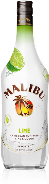 Malibu Lime Rum Recipes (500x640), Png Download
