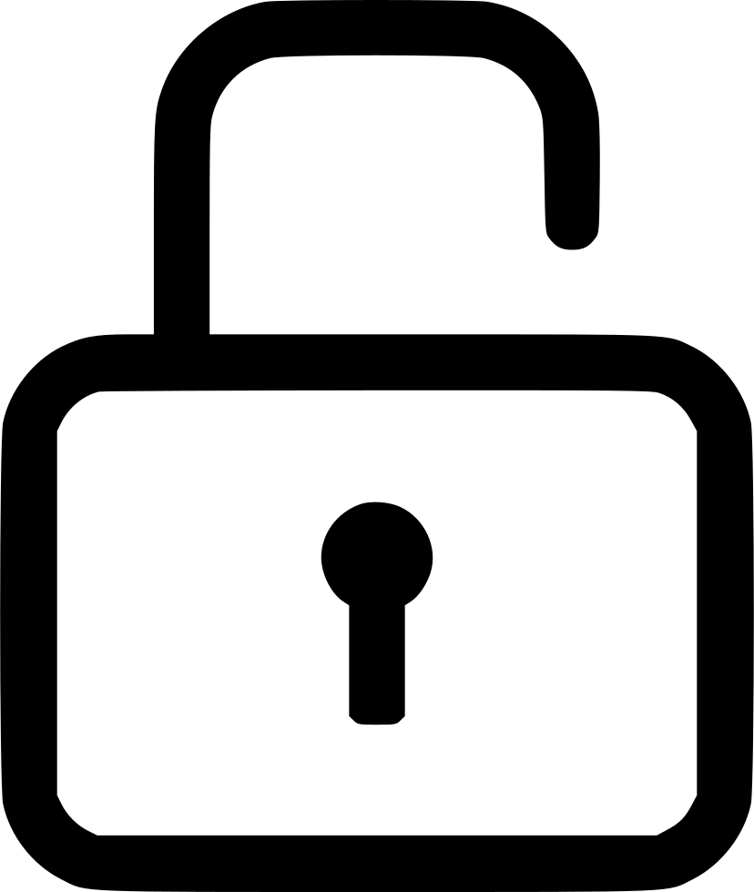 Lock Comments - Lock Icon Png Free (798x980), Png Download