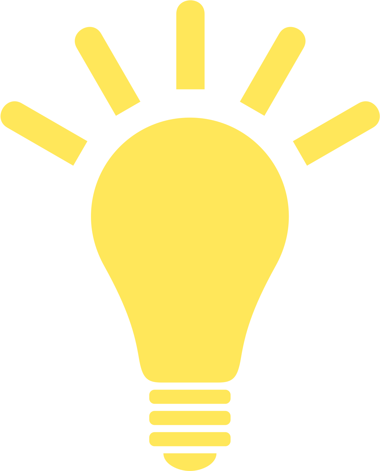 Lightbulb Png - Yellow Light Bulb Icon (1024x1024), Png Download