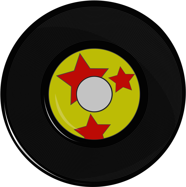 45 Record - Desenho De Disco De Vinil (792x800), Png Download