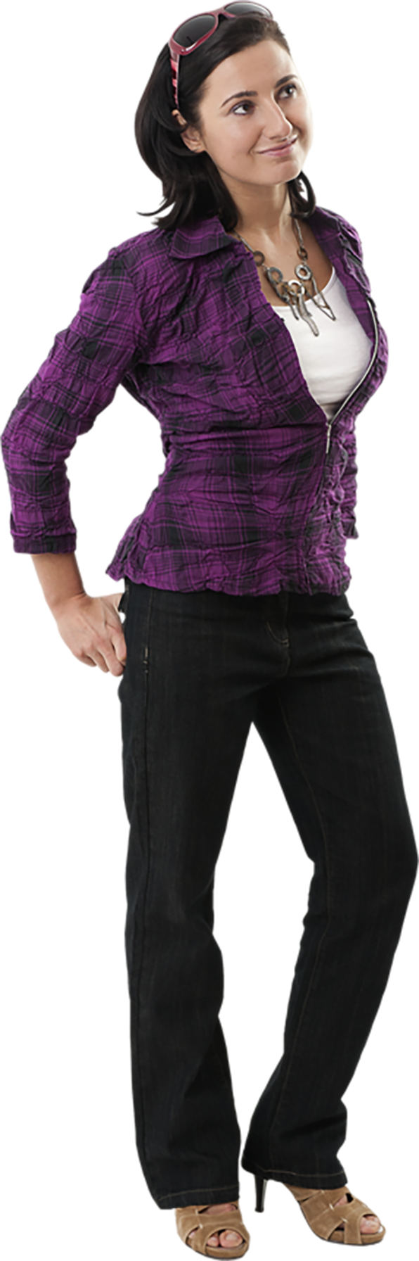 Standing People - Casual People Png (286x860), Png Download