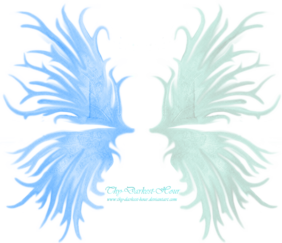 Frilled Fairy Wings 02 By Thy Darkest Hour - Darkest Hour Fairy Wings Png (900x777), Png Download