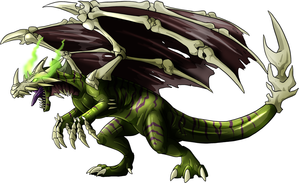 Dragon Demon Drawing Deviantart - Demonic Dragon Png (1000x612), Png Download
