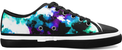 Watercolor 4500 Women's Canvas Zipper Shoes - Canvas (500x500), Png Download