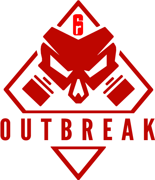 Couldn't Find A Good Png Version Of The Outbreak Logo, - Outbreak Rainbow Six Logo (548x595), Png Download