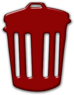 Download Free Icons Png - Red Trash Can Icon PNG Image with No Background -  PNGkey.com