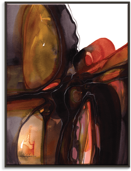 Kathy Morton Stanion Surrender No - Artist Lane Agua By Lia Porto Painting Print On Wrapped (600x600), Png Download