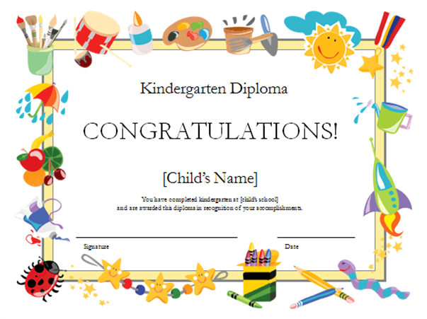 Preschool Awards Certificates Samples (796x450), Png Download