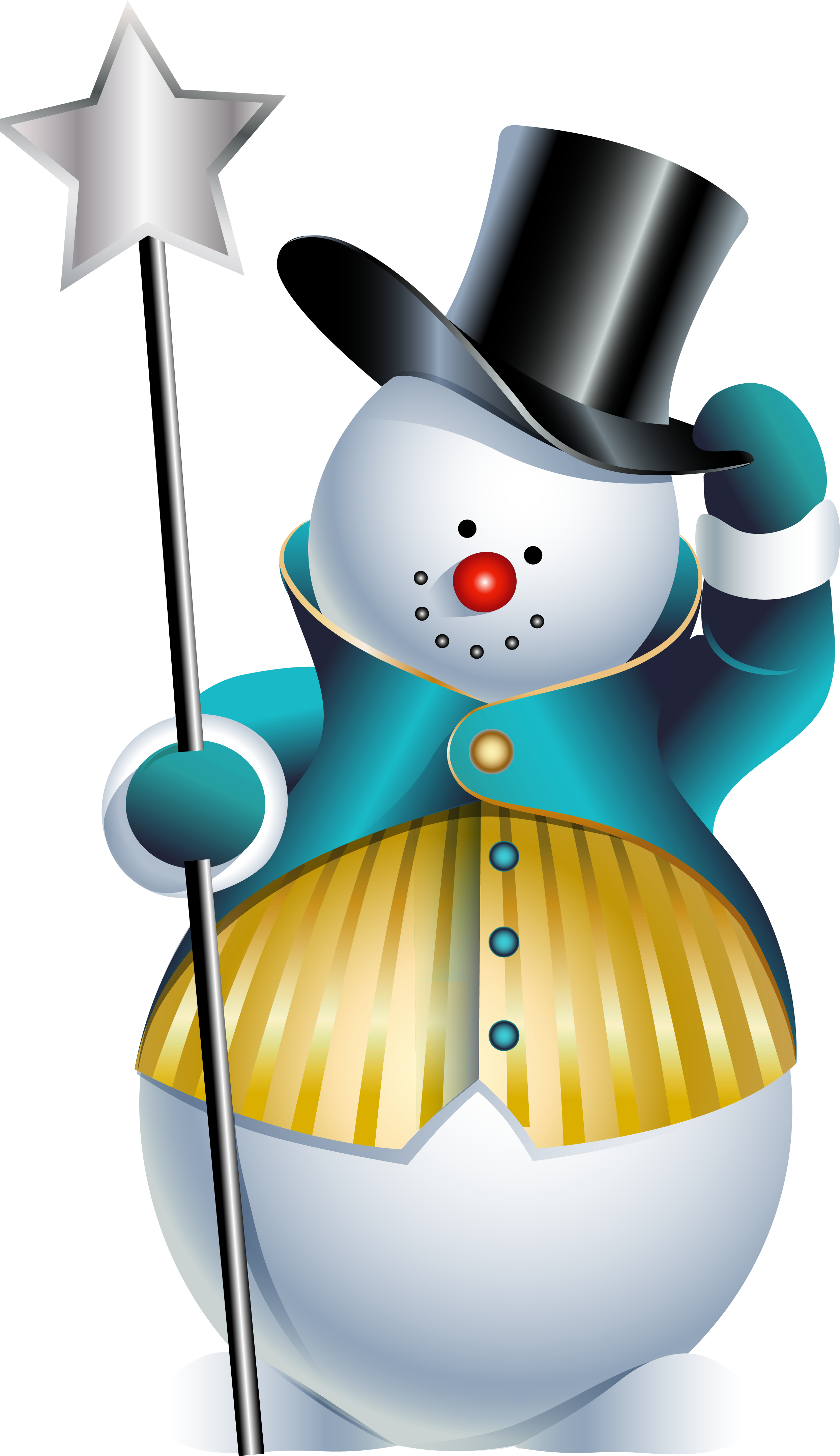 Download - Free Christmas Snowman Png (2020x3500), Png Download
