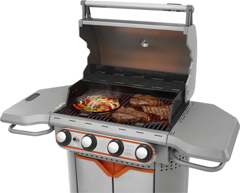 Stok Quattro Gas 4 Burner Grill (480x386), Png Download