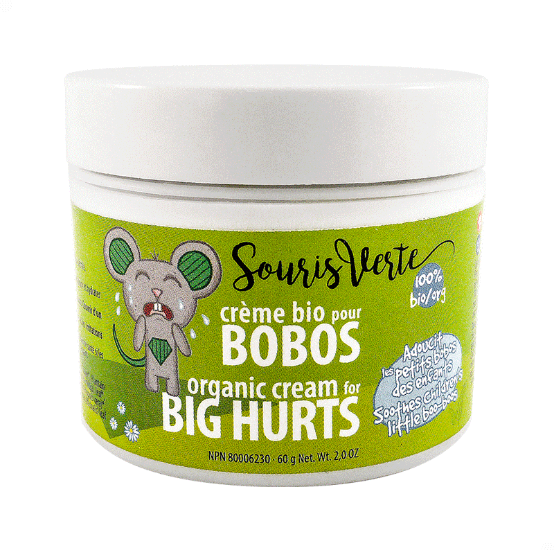 Organic Cream For Big Hurts - Souris Verte 822 Baby And Child Boo-boo Healing Cream (800x794), Png Download
