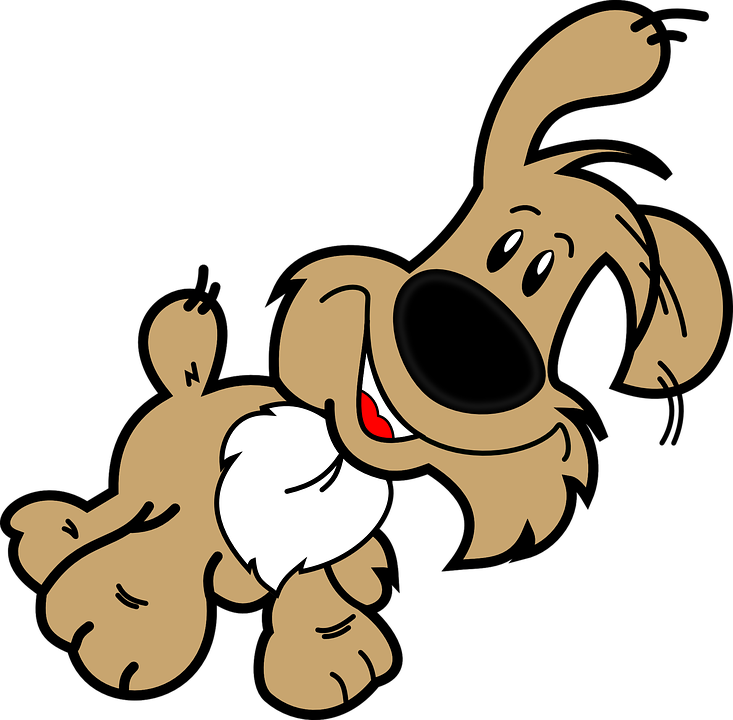 Dog And Cat Clip Art In Cartoon Styles Including Dog - Funny Dog Clipart (600x589), Png Download